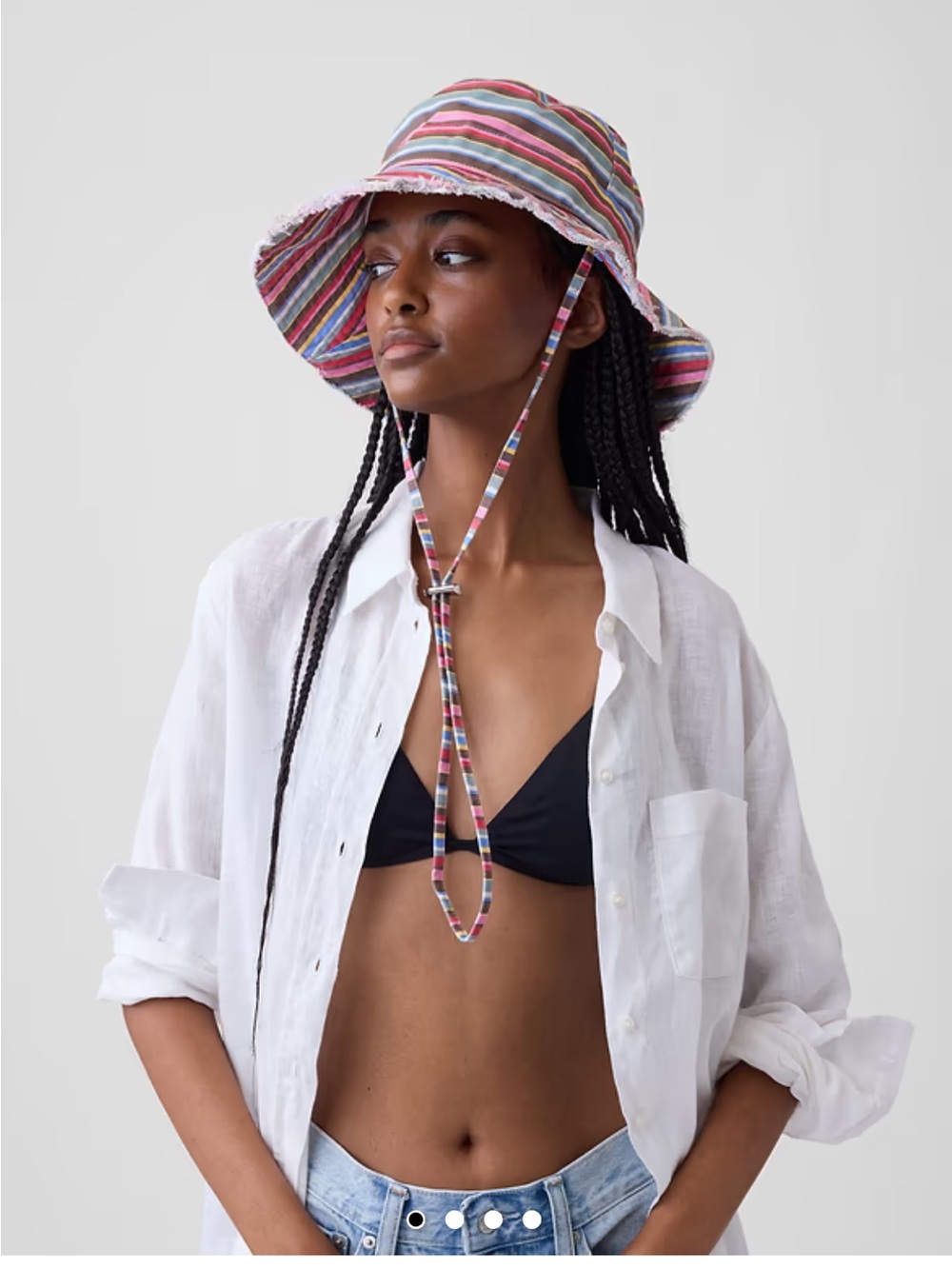 Gap NWT Frayed Bucket Hat